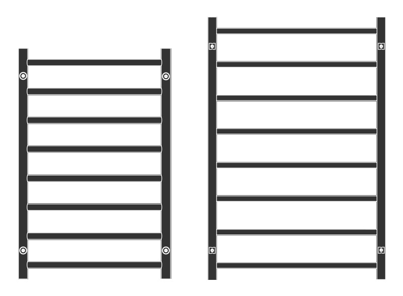 8 bar ladder towel rail